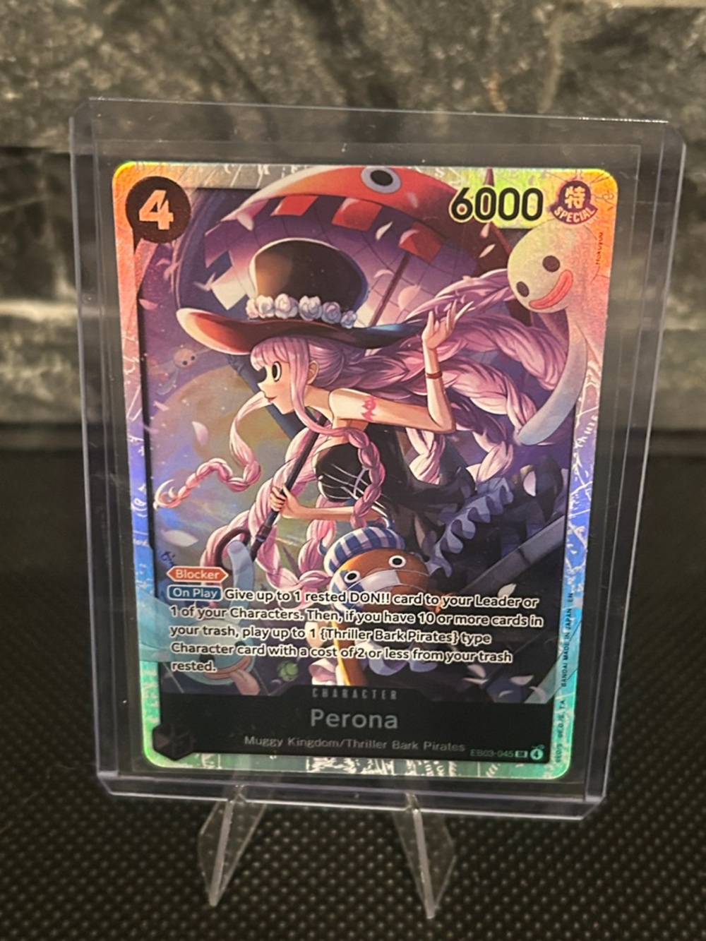 One Piece Perona SR EB03-045 Extra Booster:‎ One Piece Heroines Edition M/NM